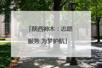 陕西神木：志愿服务 为梦护航